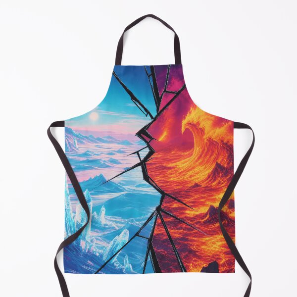 Item preview, Broken Glass Portal Between Fire and Ice designed and sold by LuisWorks.