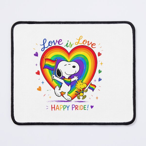 Item preview, Snoopy love is love Happy Pride Month designed and sold by KillianGrantM.