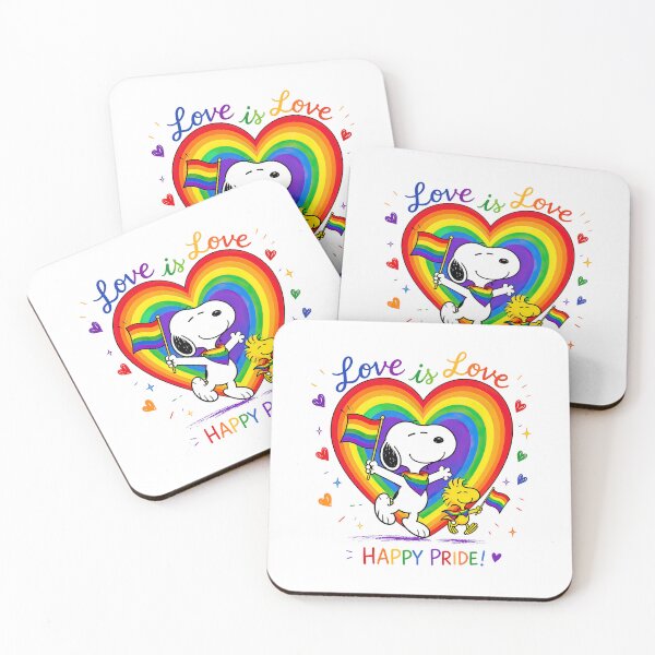 Item preview, Snoopy love is love Happy Pride Month designed and sold by KillianGrantM.