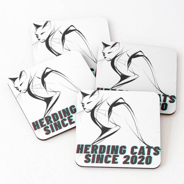Item preview, Project Manager Gift - Herding Cats Since 2020 Funny Management T-Shirt designed and sold by OopsIDrewIt.