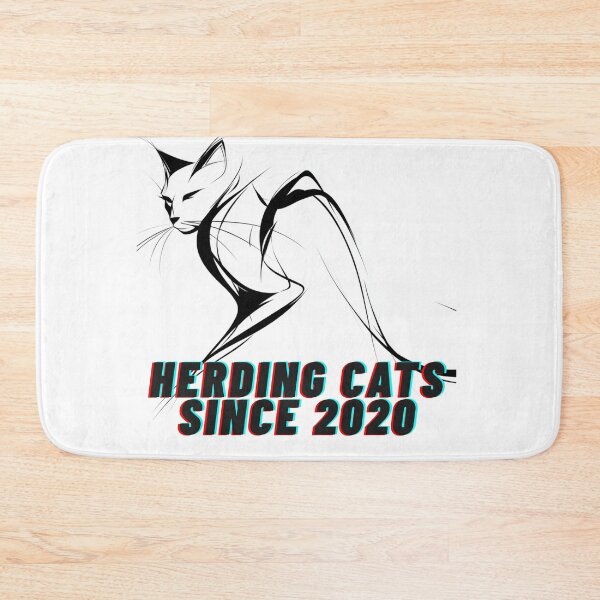 Item preview, Project Manager Gift - Herding Cats Since 2020 Funny Management T-Shirt designed and sold by OopsIDrewIt.