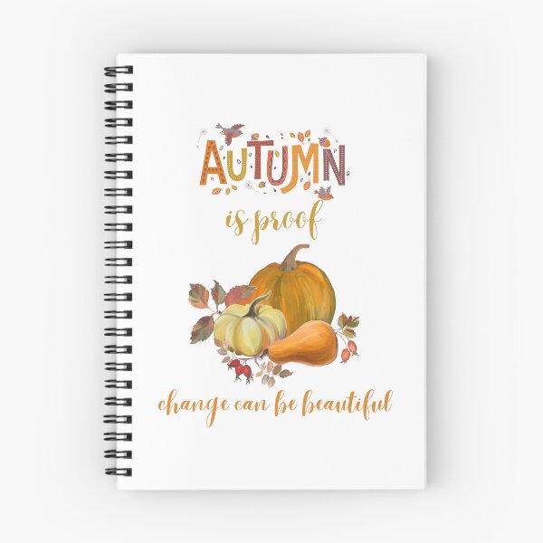 Item preview, Autumn Is Proof That Change Can Be Beautiful – Inspirational Fall Quote Design designed and sold by PureHopeStudio.