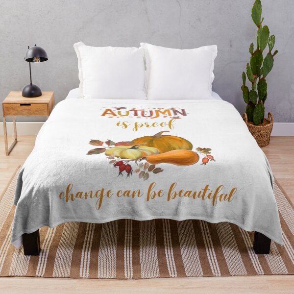 Item preview, Autumn Is Proof That Change Can Be Beautiful – Inspirational Fall Quote Design designed and sold by PureHopeStudio.