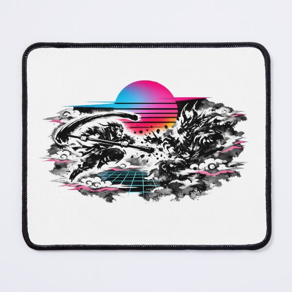 Item preview, Synthwave Monkey King Duel designed and sold by KungPowUnicorn.