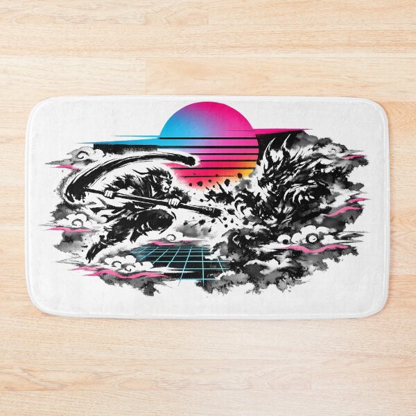 Item preview, Synthwave Monkey King Duel designed and sold by KungPowUnicorn.