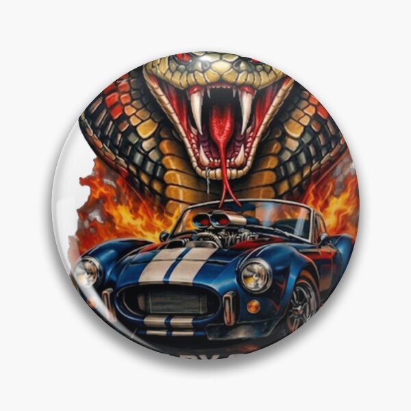 Item preview, Shelby Cobra Super Snake Back Shirt designed and sold by Psych0Rabb1t.