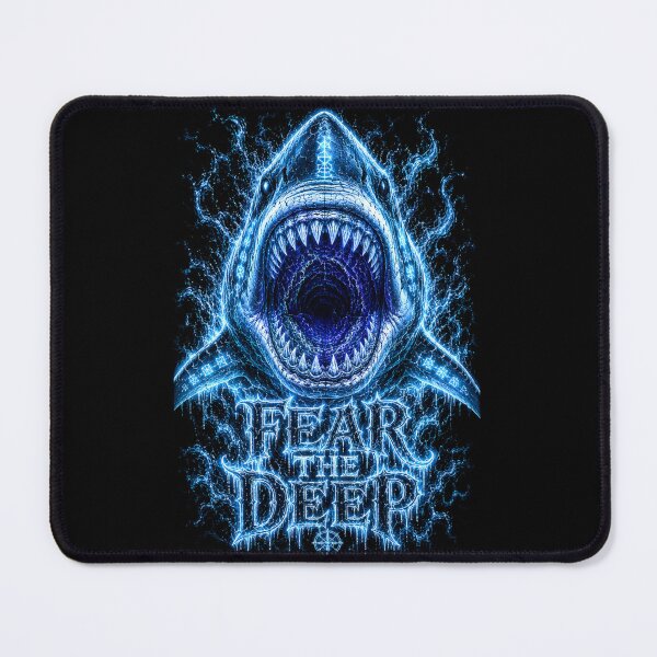 Item preview, Fear the Deep Shark Gothic Dark Fantasy Leviathan Art  designed and sold by Martin's_Design.