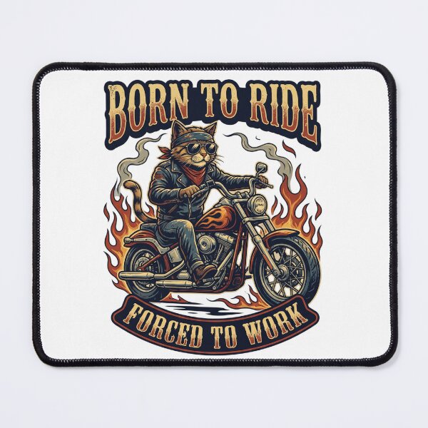 Item preview, Meowtorcycle Rebel designed and sold by PixelStyle Studio.