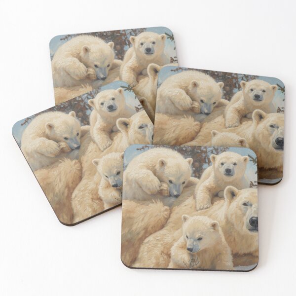 Item preview, Polar Bear Mother Mother and Cubs designed and sold by Kirrindy Designs.