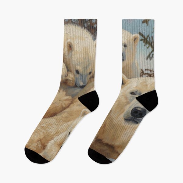 Item preview, Polar Bear Mother Mother and Cubs designed and sold by Kirrindy Designs.