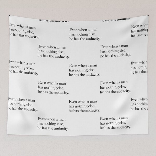 Item preview, The Audacity designed and sold by Mariarastwix.