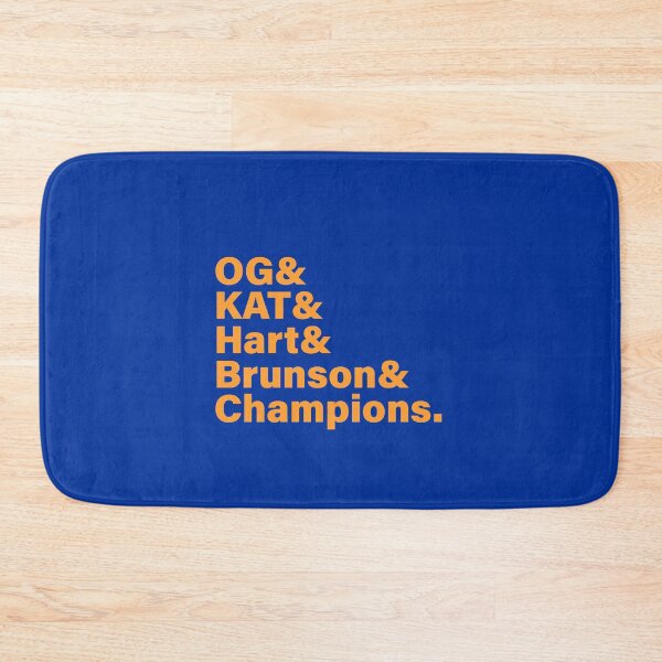 Item preview, New York Knicks 2026 Champions - Jalen Brunson Josh Hart OG Anunoby KAT Karl-Anthony Towns designed and sold by Qellus-Style.