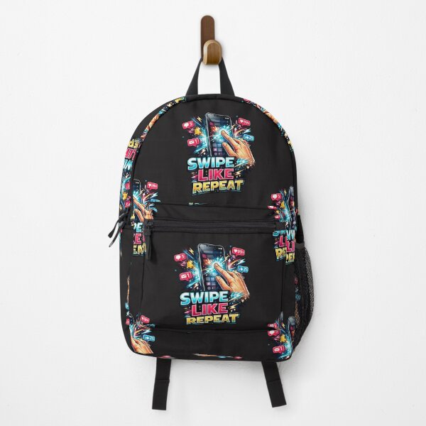 Item preview, Swipe Like Repeat Social Media Addict Graphic designed and sold by Tee-Shirt-Topia.