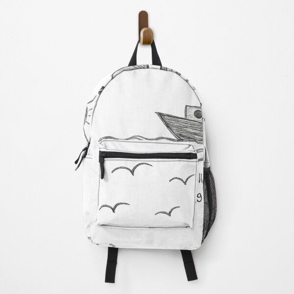 Item preview, Small Boat Big Dreams – Childlike Pencil Sketch designed and sold by XxZainStylexX.