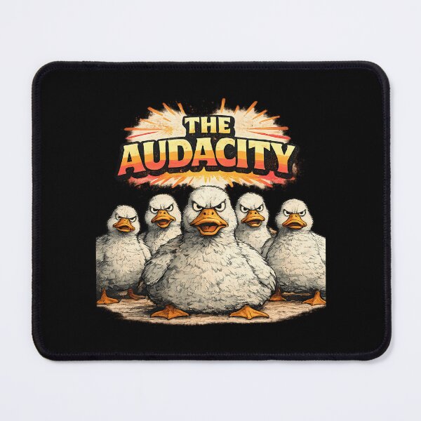 Item preview, The Audacity Funny Angry Duck Gang Sarcastic Humor Gift designed and sold by Mariarastwix.