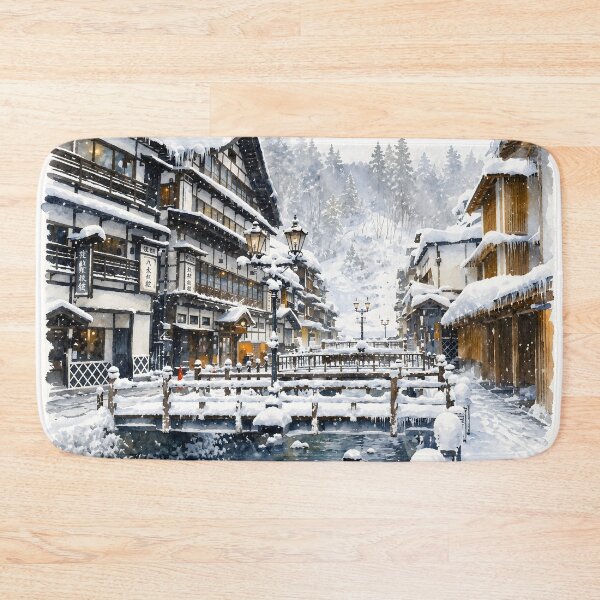 Item preview, Ginzan Onsen Winter designed and sold by HOMETOWN86.