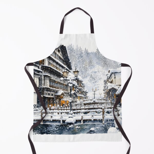 Item preview, Ginzan Onsen Winter designed and sold by HOMETOWN86.