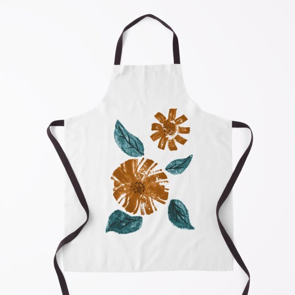 Item preview, Burnt Velvet Petals Mid Century Modern Botanical Art designed and sold by Kraalikaart.