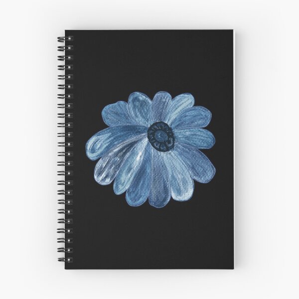Item preview, Sunfire Bloom Vibrant Blue Acrylic Floral Abstract Art designed and sold by Kraalikaart.