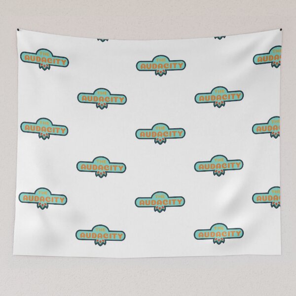 Item preview, The Audacity Retro Street Sign Style Design designed and sold by Mariarastwix.