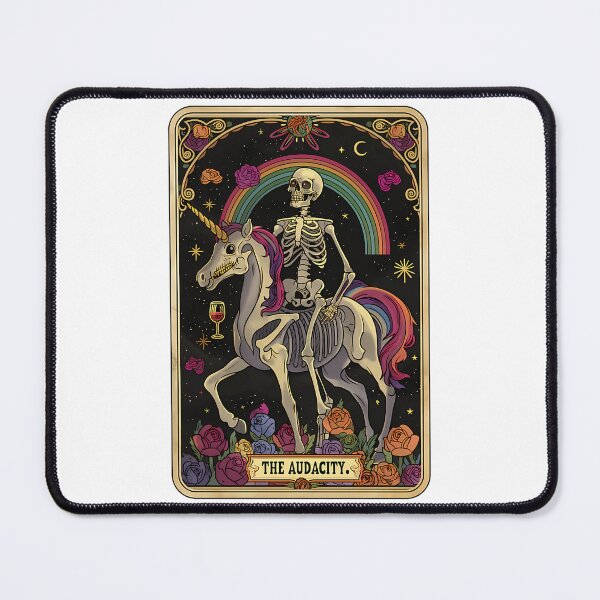 Item preview, The Audacity Skeleton Funny Tarot Card designed and sold by Mariarastwix.
