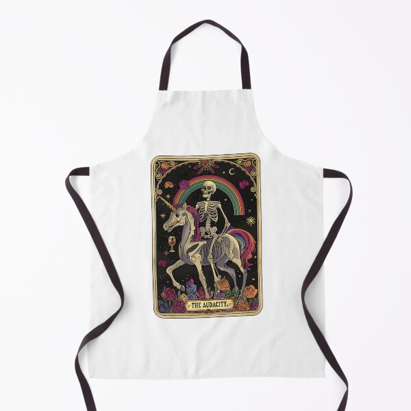 Item preview, The Audacity Skeleton Funny Tarot Card designed and sold by Mariarastwix.