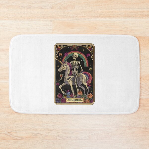 Item preview, The Audacity Skeleton Funny Tarot Card designed and sold by Mariarastwix.