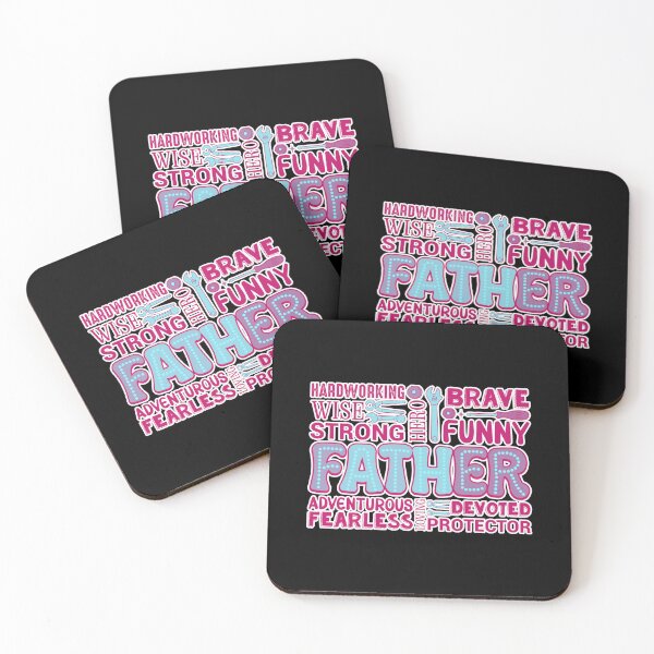 Item preview, Father Hardworking Brave Hero Funny Handyman Dad Quote designed and sold by creativerooney.