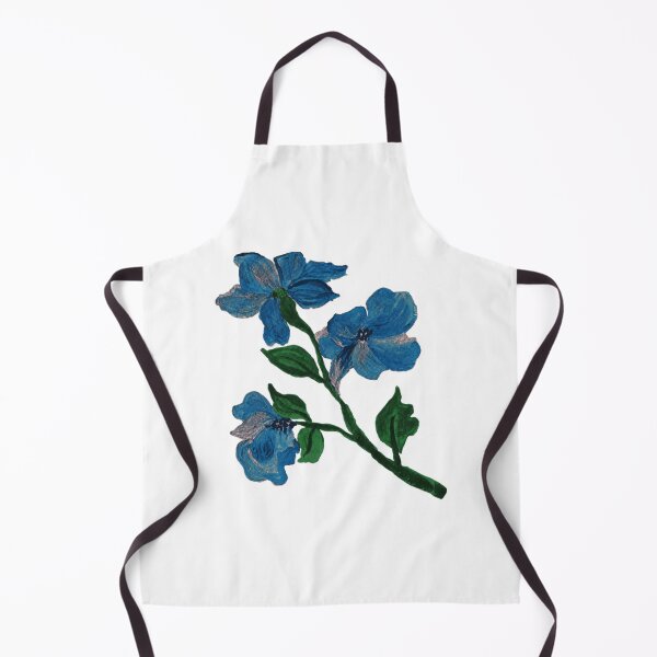 Item preview, Blue Velvet Bloom Botanical Gouache Floral Illustration designed and sold by Kraalikaart.