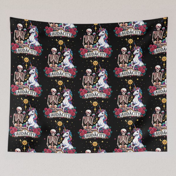 Item preview, The Audacity Skull designed and sold by Mariarastwix.