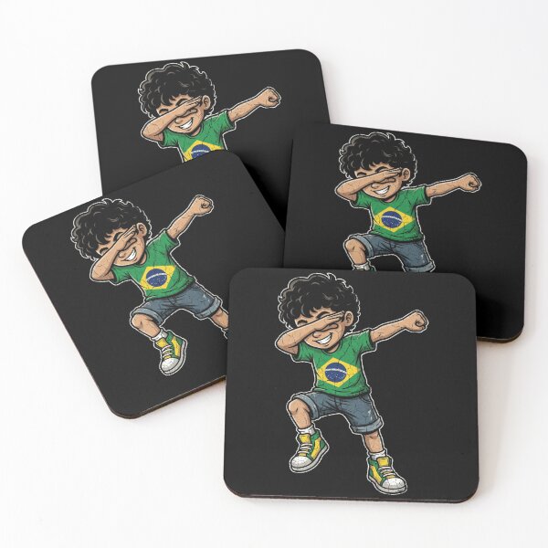Item preview, Dabbing Soccer Boy | Brazil Brazilian Football Boys designed and sold by FinovaGate.
