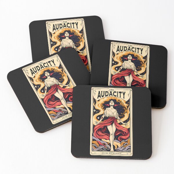 Item preview, The Audacity Tarot Famous Card Feminist Empowerment Design For Strong Women Female Power Bold Feminine Energy designed and sold by Mariarastwix.