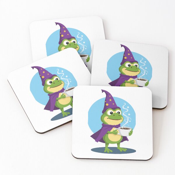 Item preview, Cute Magical Frog Coffee Graphic Tee designed and sold by PixelStyle Studio.
