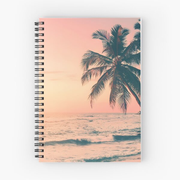 Item preview, Summer beach with palm tree designed and sold by Newrealis.