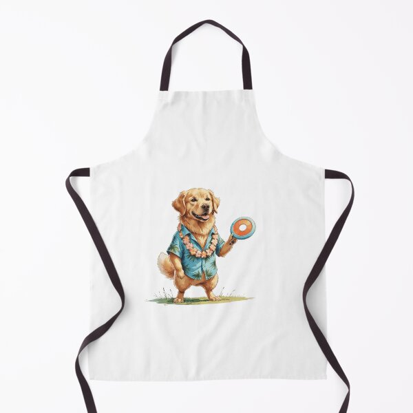 Item preview, Golden Retriever Dog Hawaiian Shirt Hello Summer Watercolor designed and sold by AQUILAKREO.