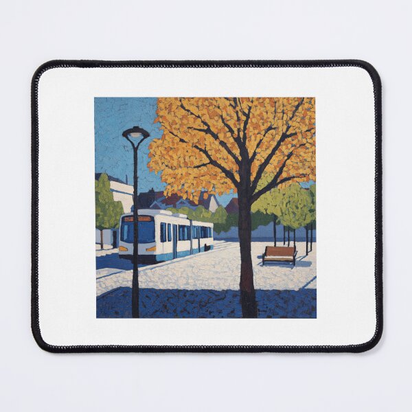 Item preview, Bus Station | Post-Impressionist Painting Style designed and sold by pourosmorton.