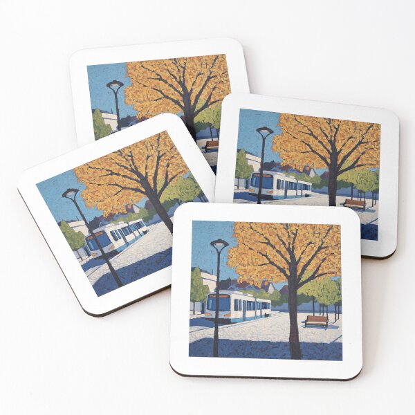 Item preview, Bus Station | Post-Impressionist Painting Style designed and sold by pourosmorton.
