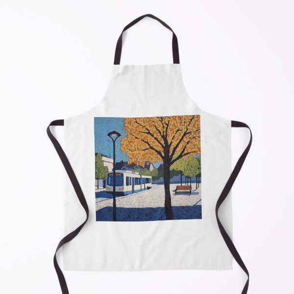 Item preview, Bus Station | Post-Impressionist Painting Style designed and sold by pourosmorton.