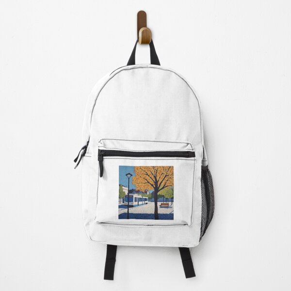 Item preview, Bus Station | Post-Impressionist Painting Style designed and sold by pourosmorton.