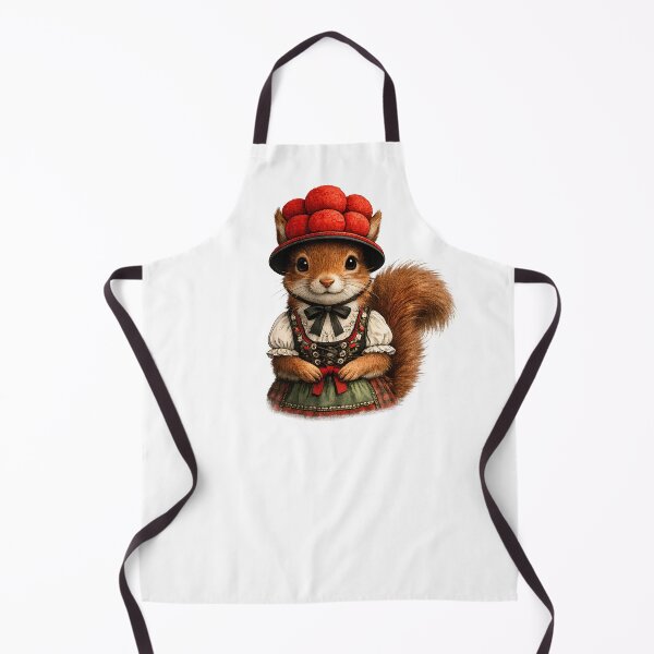 Item preview, Black Forest squirrel with a Bollenhut hat designed and sold by filou designs.