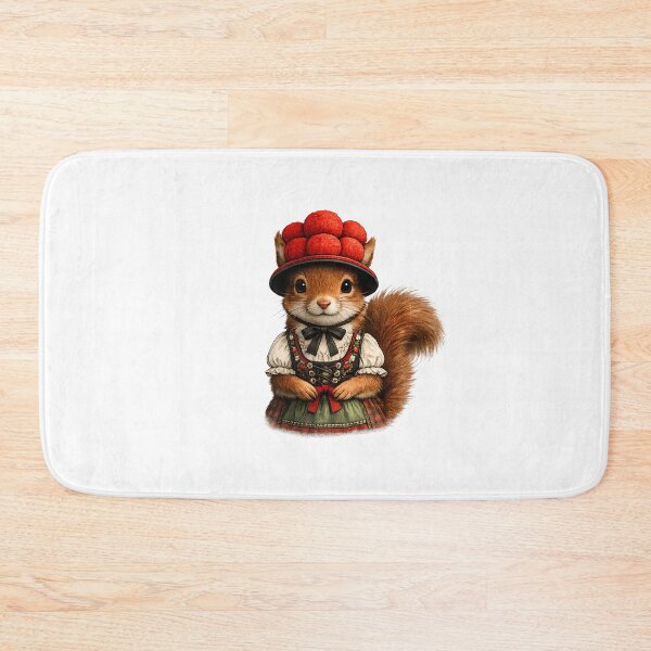 Item preview, Black Forest squirrel with a Bollenhut hat designed and sold by filou designs.