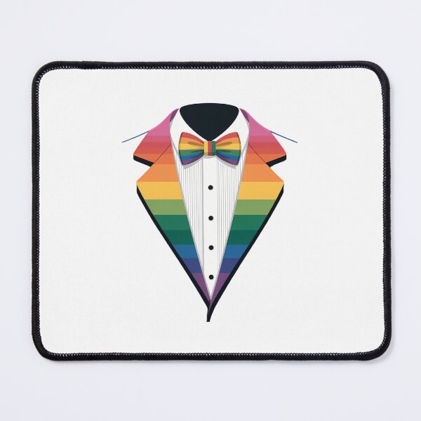 Item preview, LGBT Tuxedo Rainbow LGBTQI Tux Pride designed and sold by SapfireStuArt.