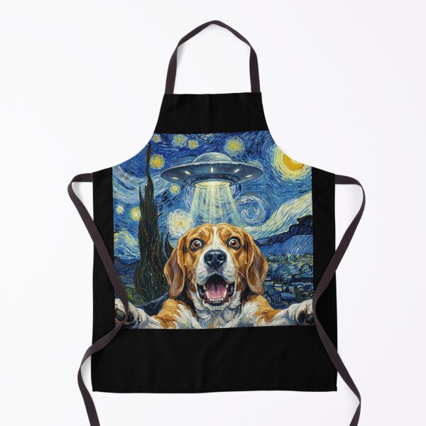 Item preview, Beagle Starry Night UFO Van Gogh Art Dog Selfie Lover designed and sold by Kimberley King Art  King Art.