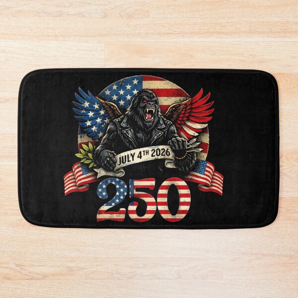 Item preview, Retro Vintage 4th of July Bigfoot American Flag Sasquatch designed and sold by PixelMarrero.