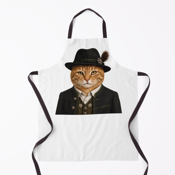 Item preview, Black Forest tomcat in traditional costume designed and sold by filou designs.
