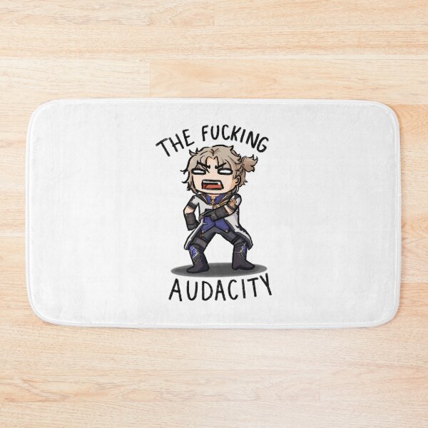 Item preview, The Fucking Audacity Albedo Sticker designed and sold by Mariarastwix.