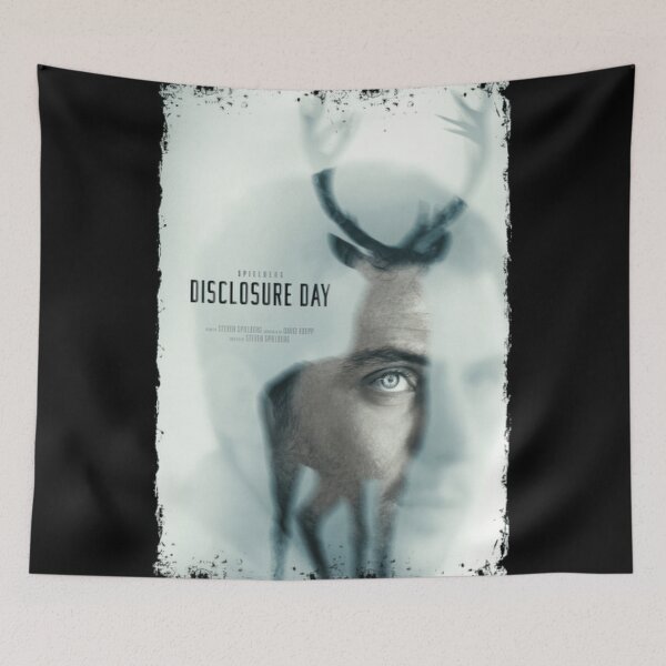 Item preview, Disclosure Day Alien Contact Thriller Spielberg Film Poster Classic T-Shirt designed and sold by Young-Vibes.