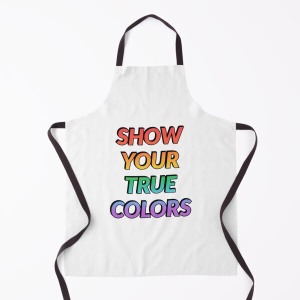 Item preview, LGBT pride gay ally rainbow text - Show your true colors designed and sold by Inspirationmotivation.