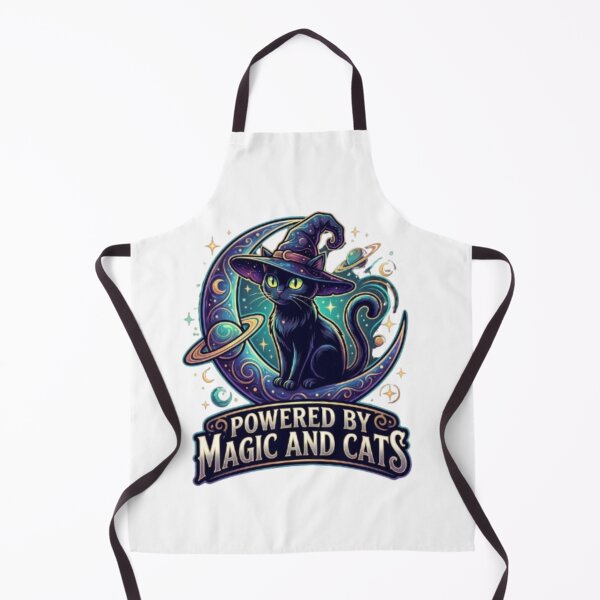 Item preview, Mystical Moon Witch Black Cat Design designed and sold by PixelStyle Studio.