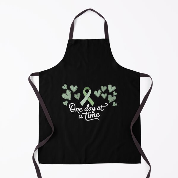 Item preview, Liver Cancer Awareness One Day At A Time Green Ribbon designed and sold by SapfireStuArt.